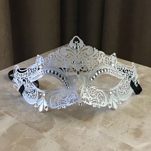 White Princess Masquerade Mask